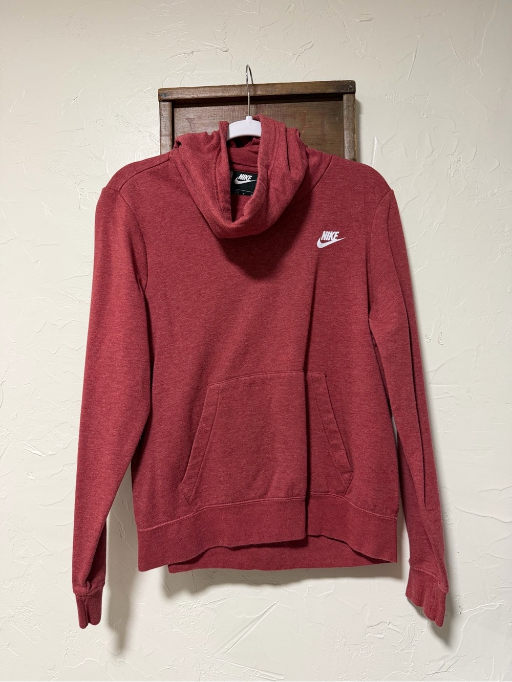 Nike Women’s Red Pullover Hoodie Sweater